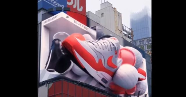 Billboard 3D Nike z okazji Air Max Day