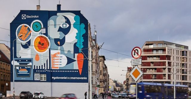 Murale marki Electrolux w nowej odsłonie kampanii; www.lechkwartowicz.pl