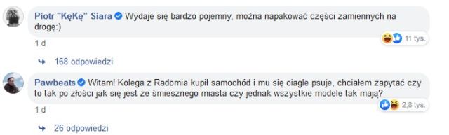 Piotr „KęKę” Siara skarży się na Facebooku na swój samochód marki Kia