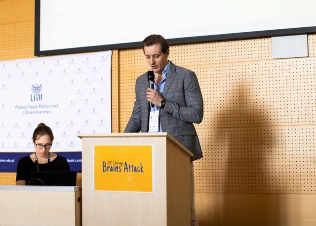 Otwarcie Konferencji Brains Attack, Paweł Borowik, vice president of business development w Grupie iCEA