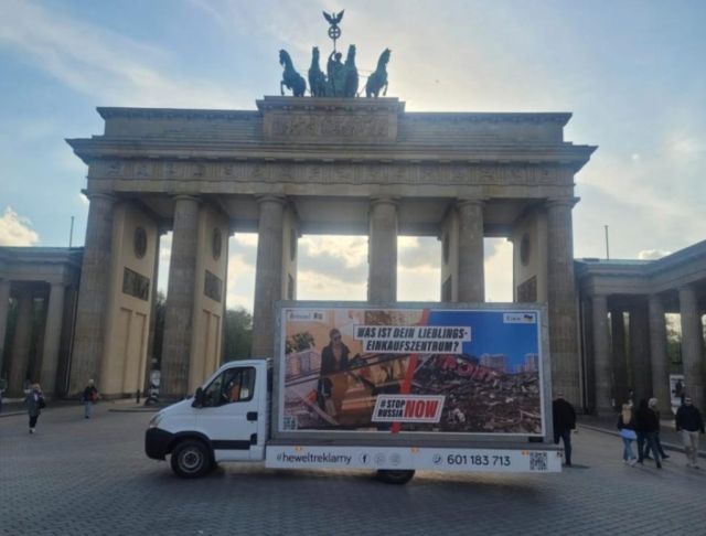 #StopRussiaNow w Berlinie