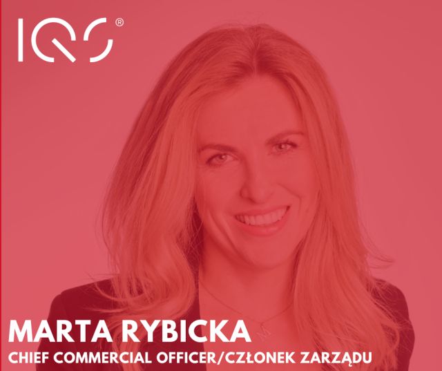 Marta Rybicka awansowała na chief commercial officer w IQS