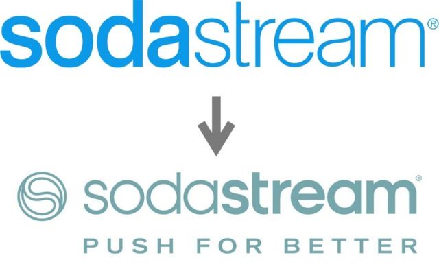 Stare i nowe logo SodaStream