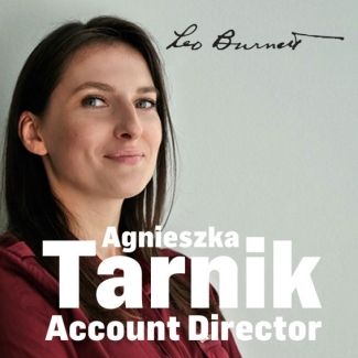 Agnieszka Tarnik account director w Leo Burnett Warszawa