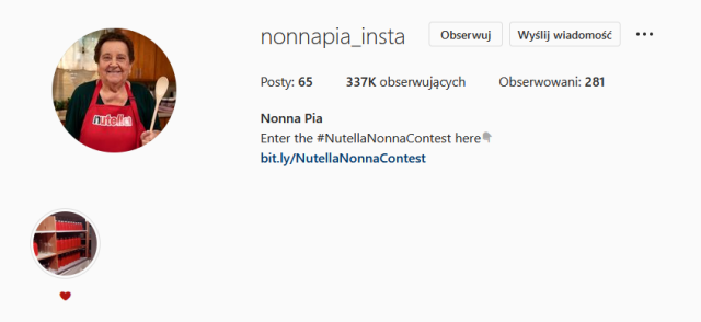 Nutella zatrudniła 85-letnią influencerkę Nonnę Pię do świątecznej kampanii