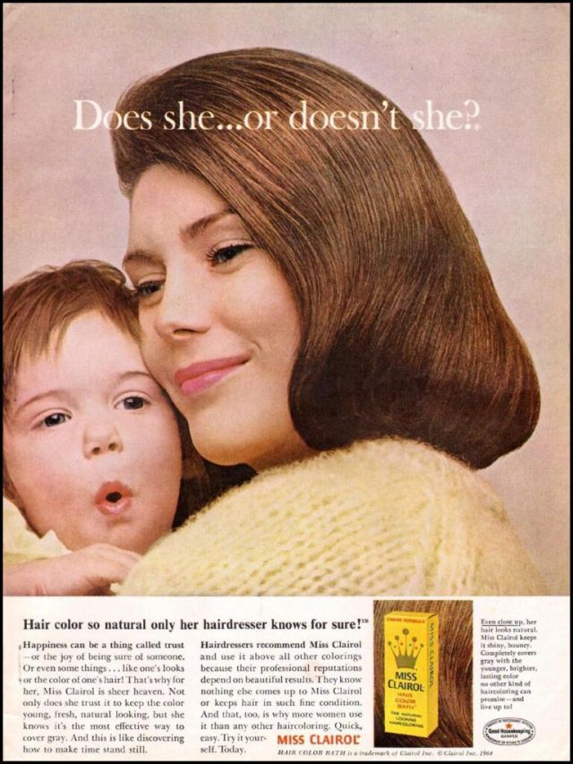 Clairol „Does she... or doesn't she?”