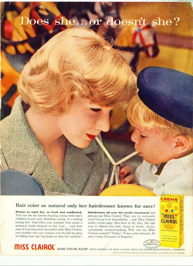 Clairol „Does she... or doesn't she?”