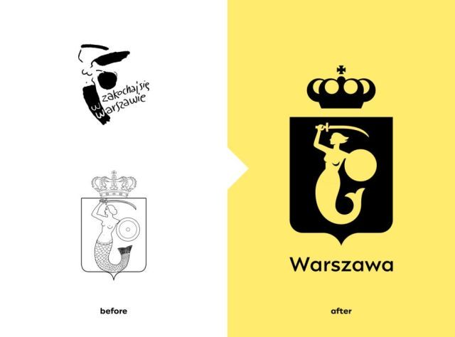 Warszawa ma nowe logo z Syreną
