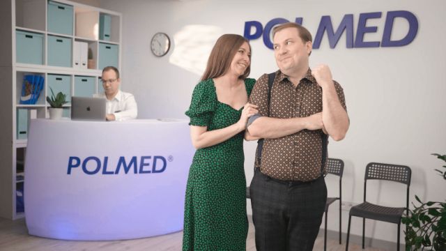 Grupa teatralno-komediowa Ad Hoc dla marki Polmed