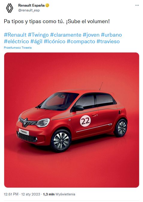 Reakcja marki Renault Twingo