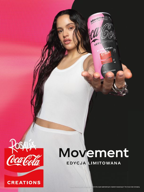Rosalía w kampanii Coca-Coli