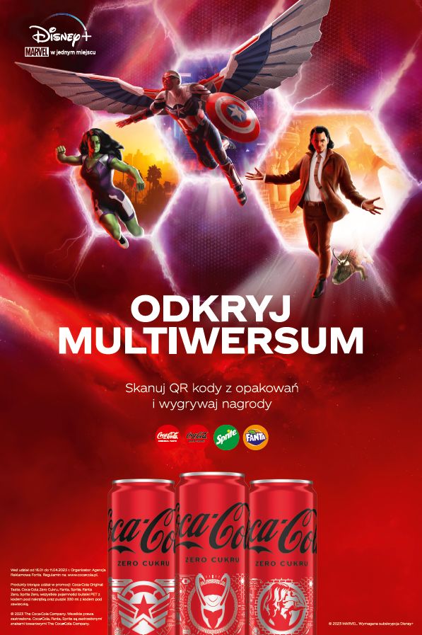 Coca-Cola x Marvel w Polsce