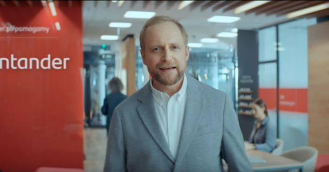 Piotr Adamczyk w reklamie Santander Bank Polska
