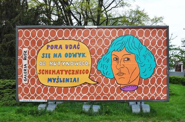 Urodziny Mikołaja Kopernika świętowane na toruńskich billboardach