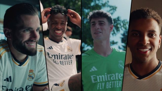 Piłkarze Realu Madryt w kampanii Emirates