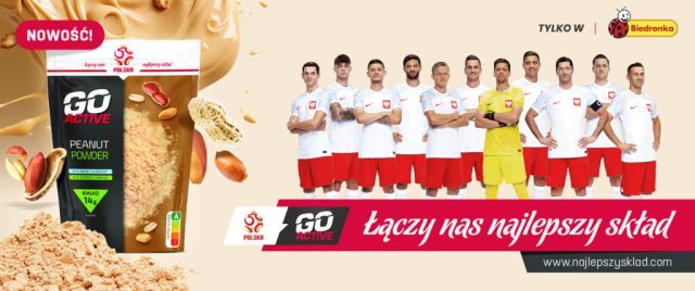 Peanut Powder – kolejny produkt z logo piłkarskiej reprezentacji Polski w ofercie Biedronki