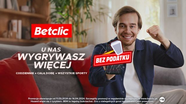 „Gra bez podatku” w kampanii Betclic Polska